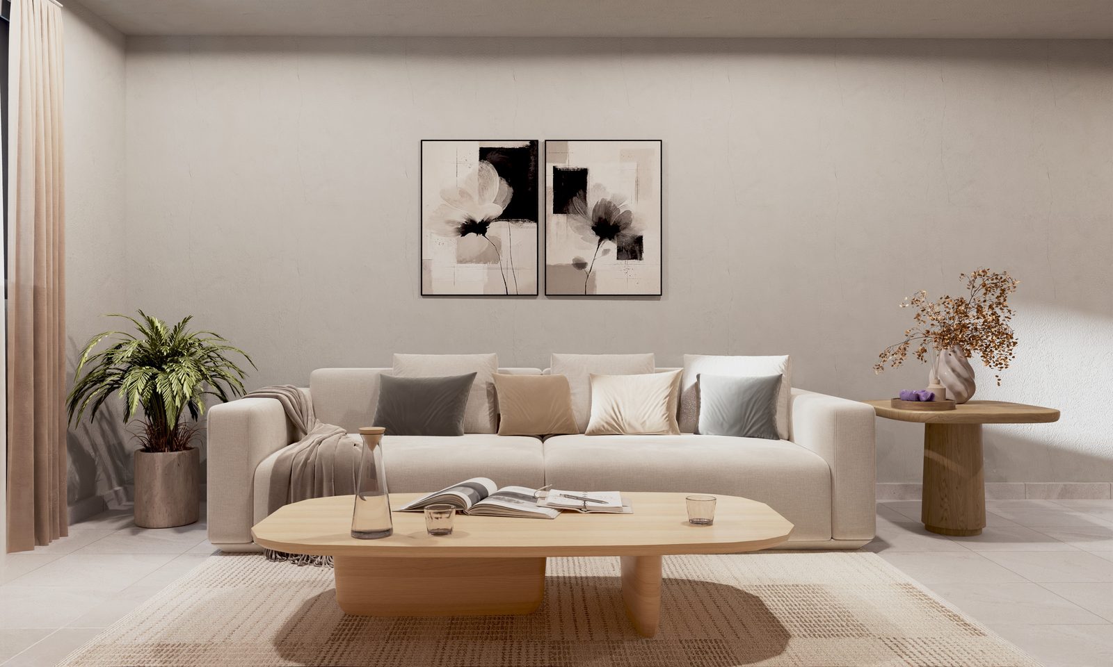 Sala luminosa, Casa Zafiro